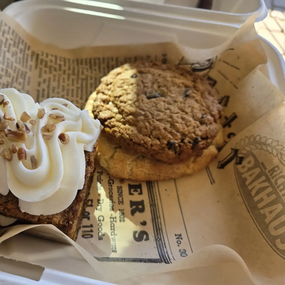 Carrot Cake and Snickerdoodle Cookie