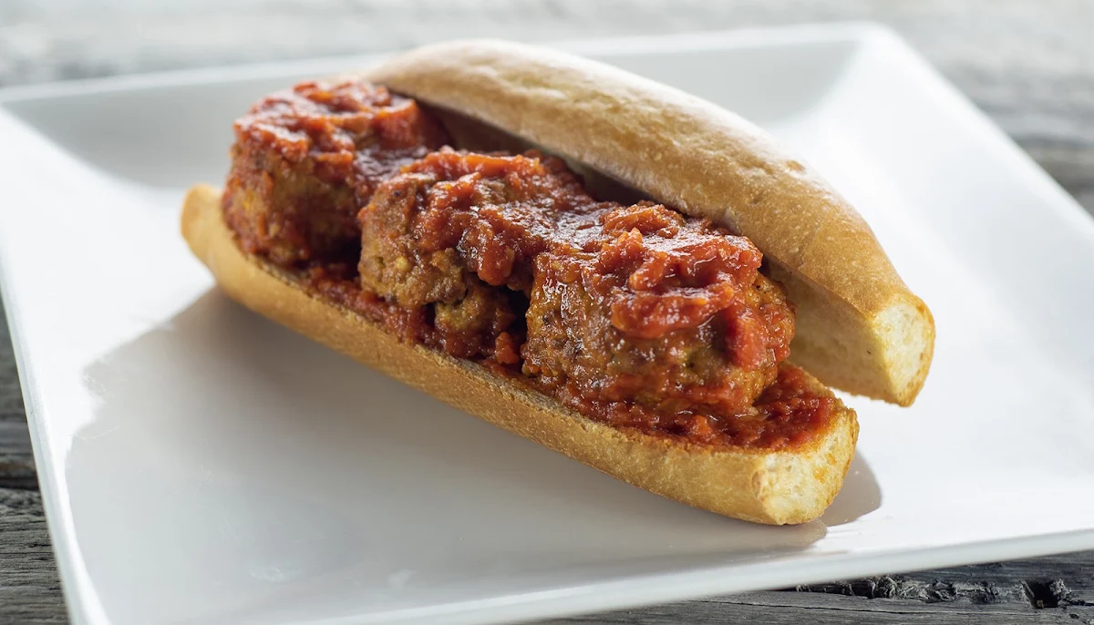 Meatball Sandwich, Aquila Restaurant