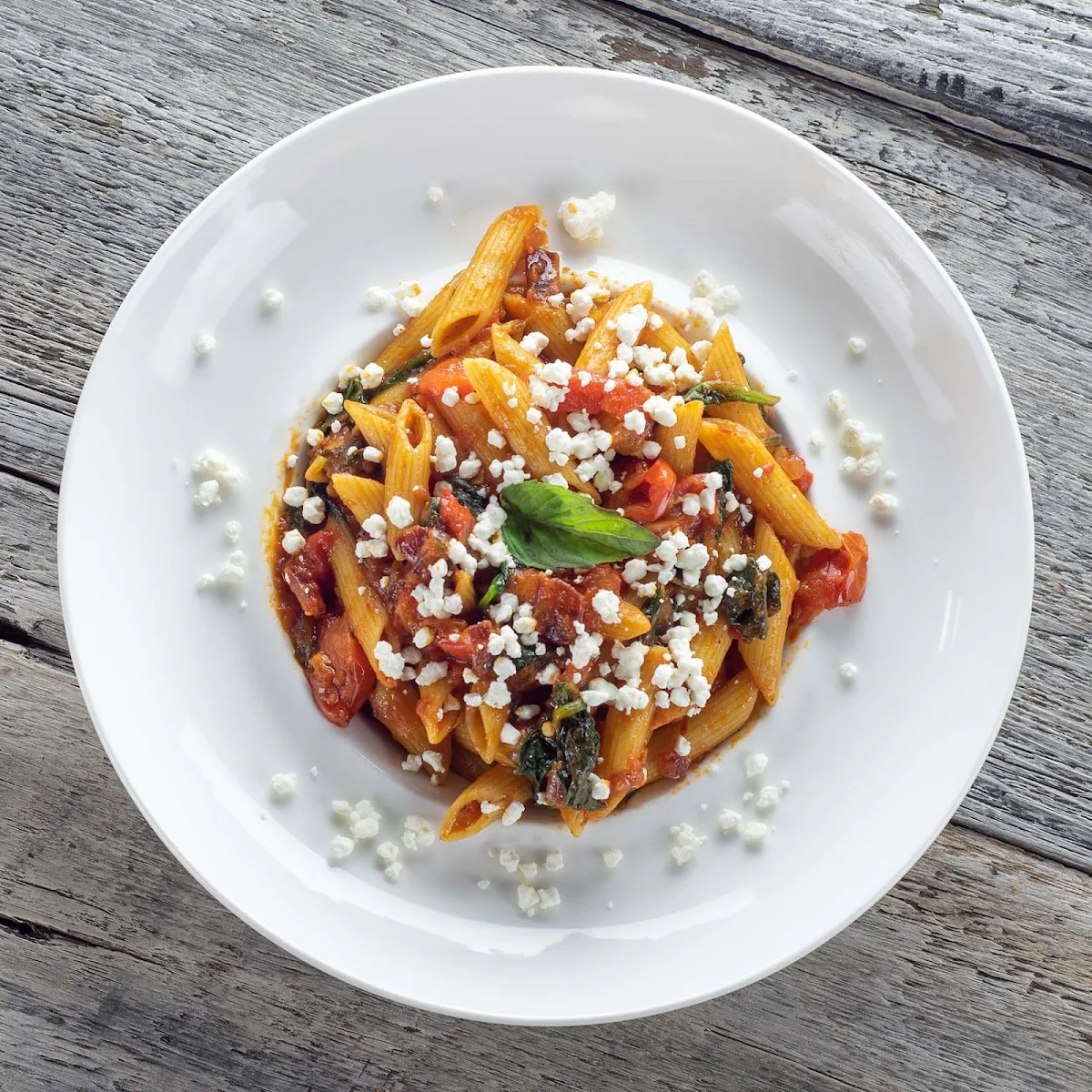 Spicy Sausage Arrabbiata, Aquila Restaurant