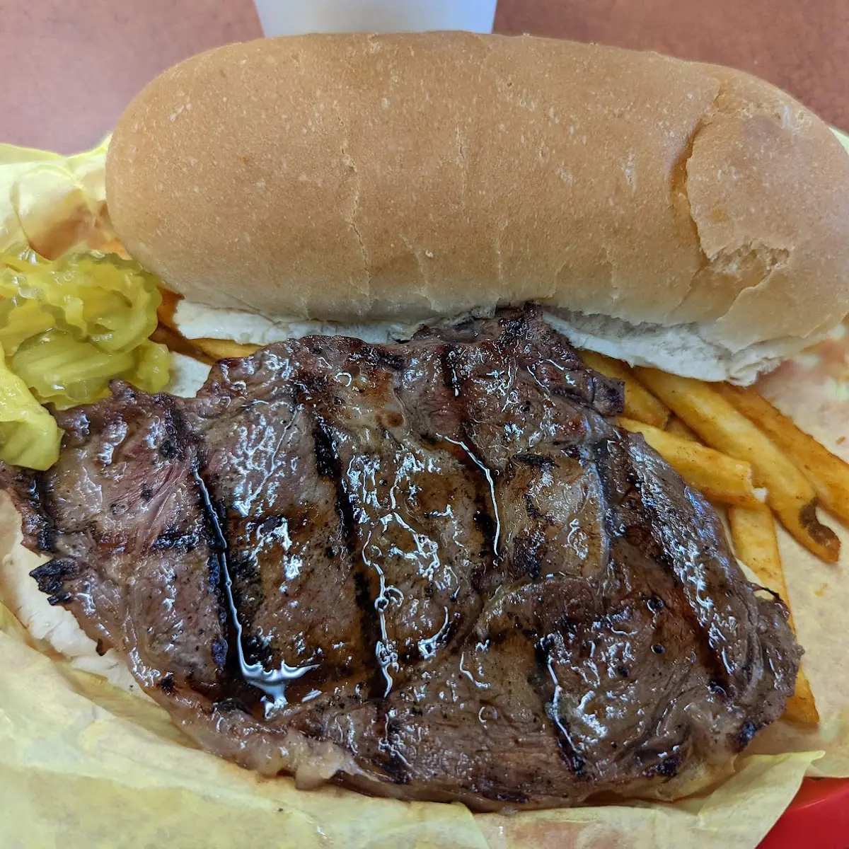 Grilled Ribeye Steak Sandwich