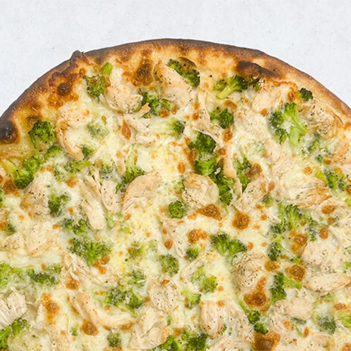 Chicken & Broccoli White Pizza