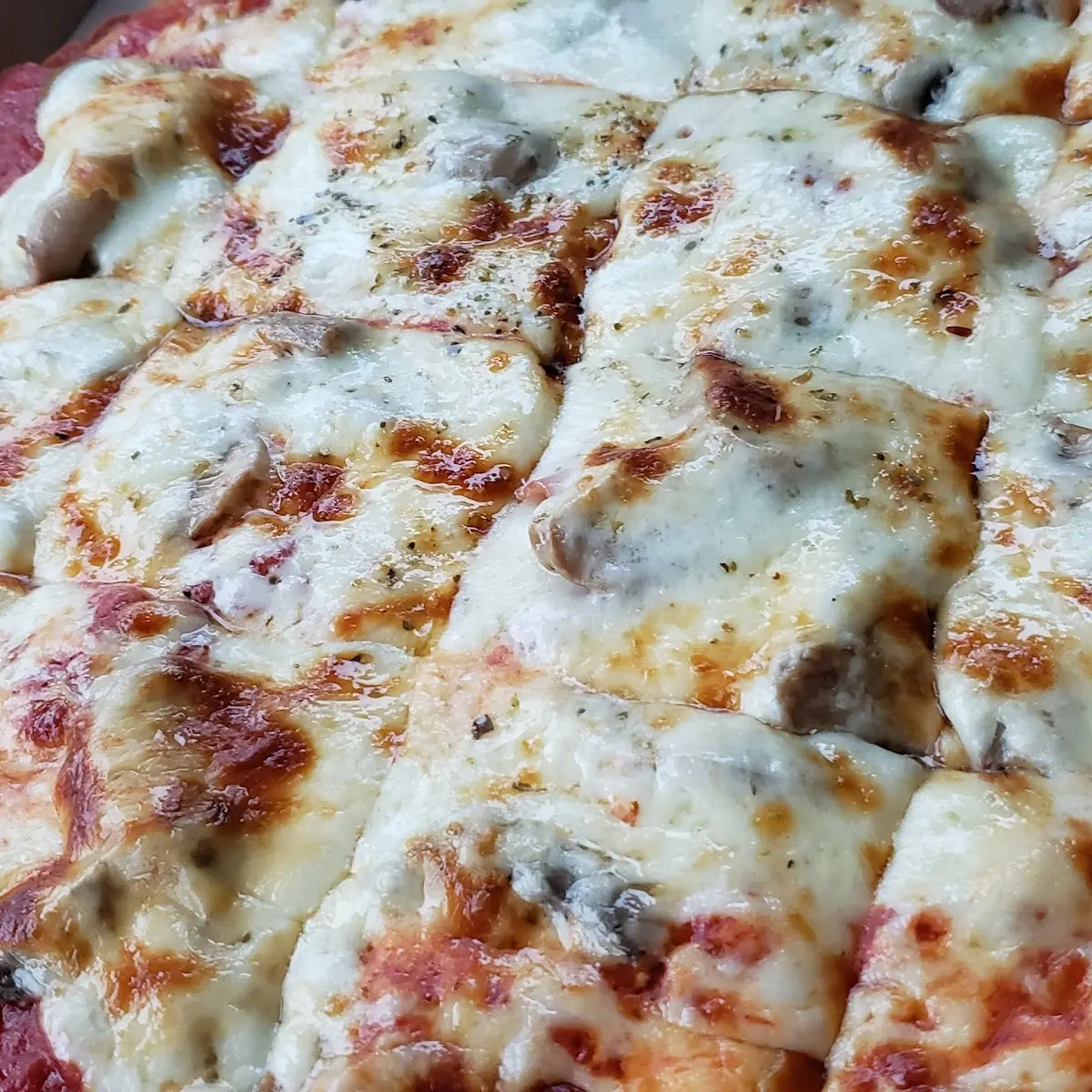 Canadian Bacon & Mushroom Pizza