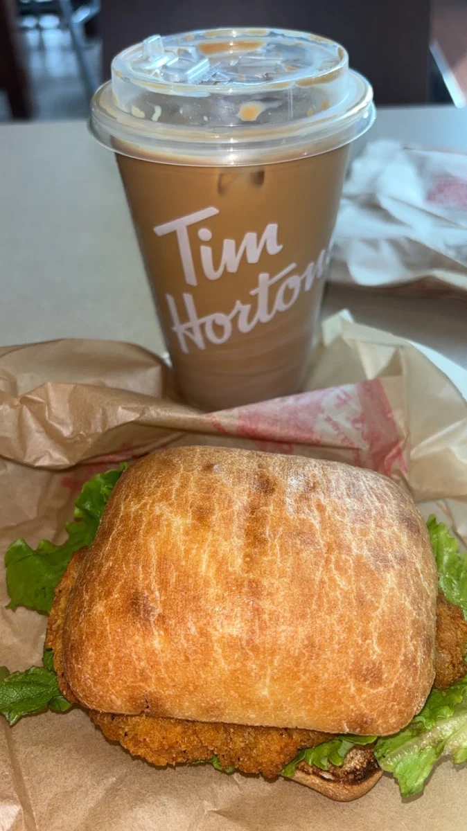 Crispy Chicken Sandwich, Tim Hortons