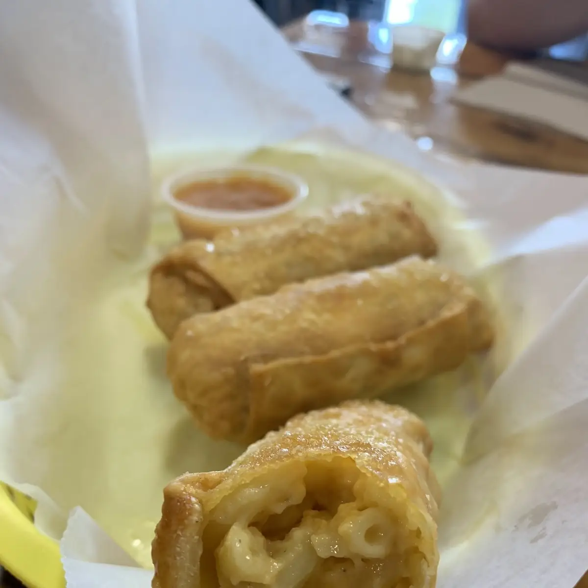 Mac & Cheese Egg Rolls