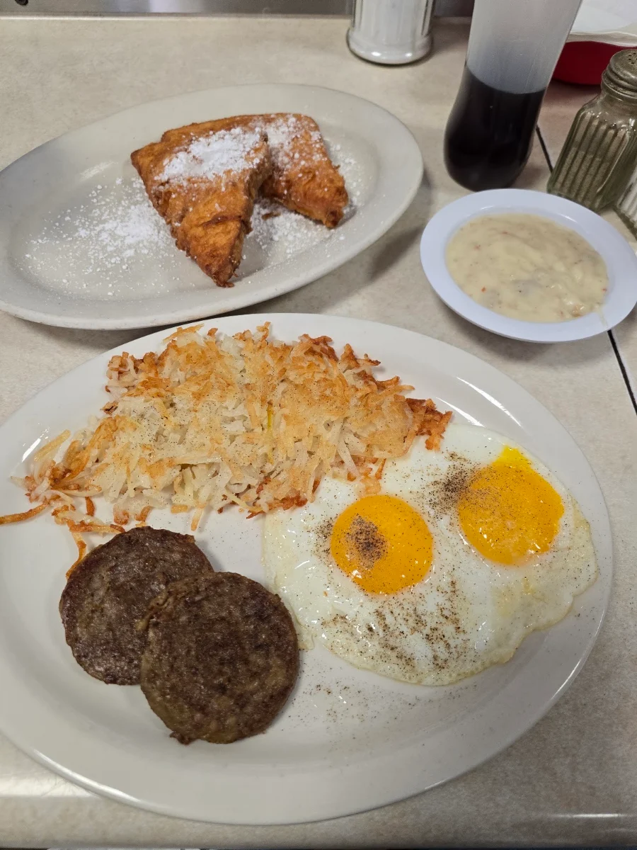 Omelette Hash Browns Biscuit