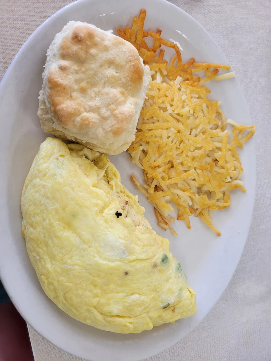 Omelette with Hashbrowns