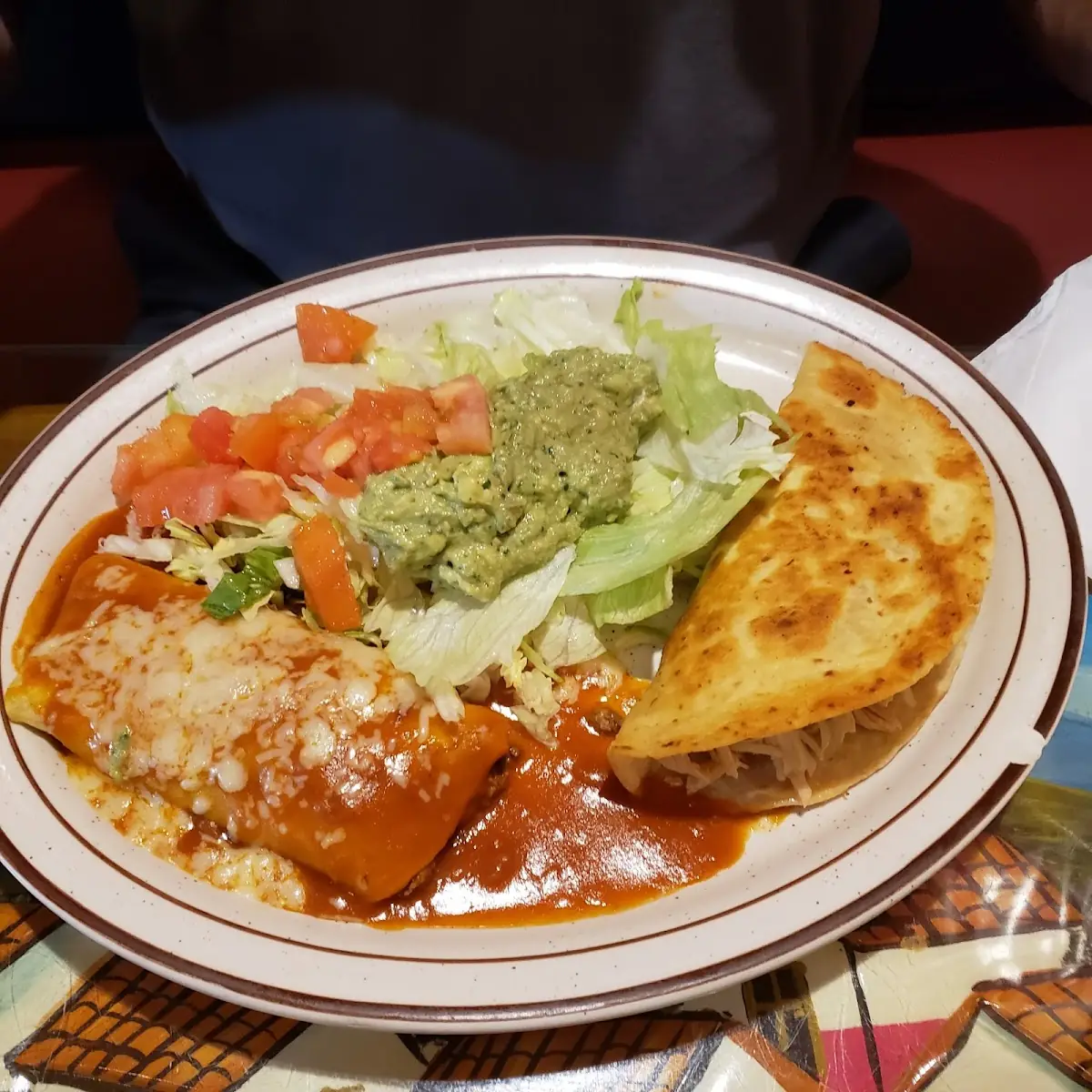 Taco Enchilada Combo