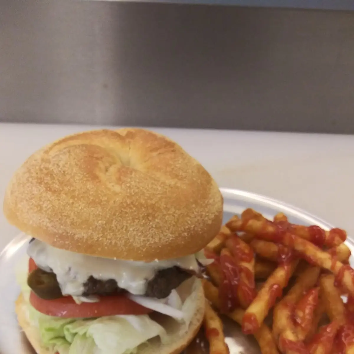 Cheese Burger Platter