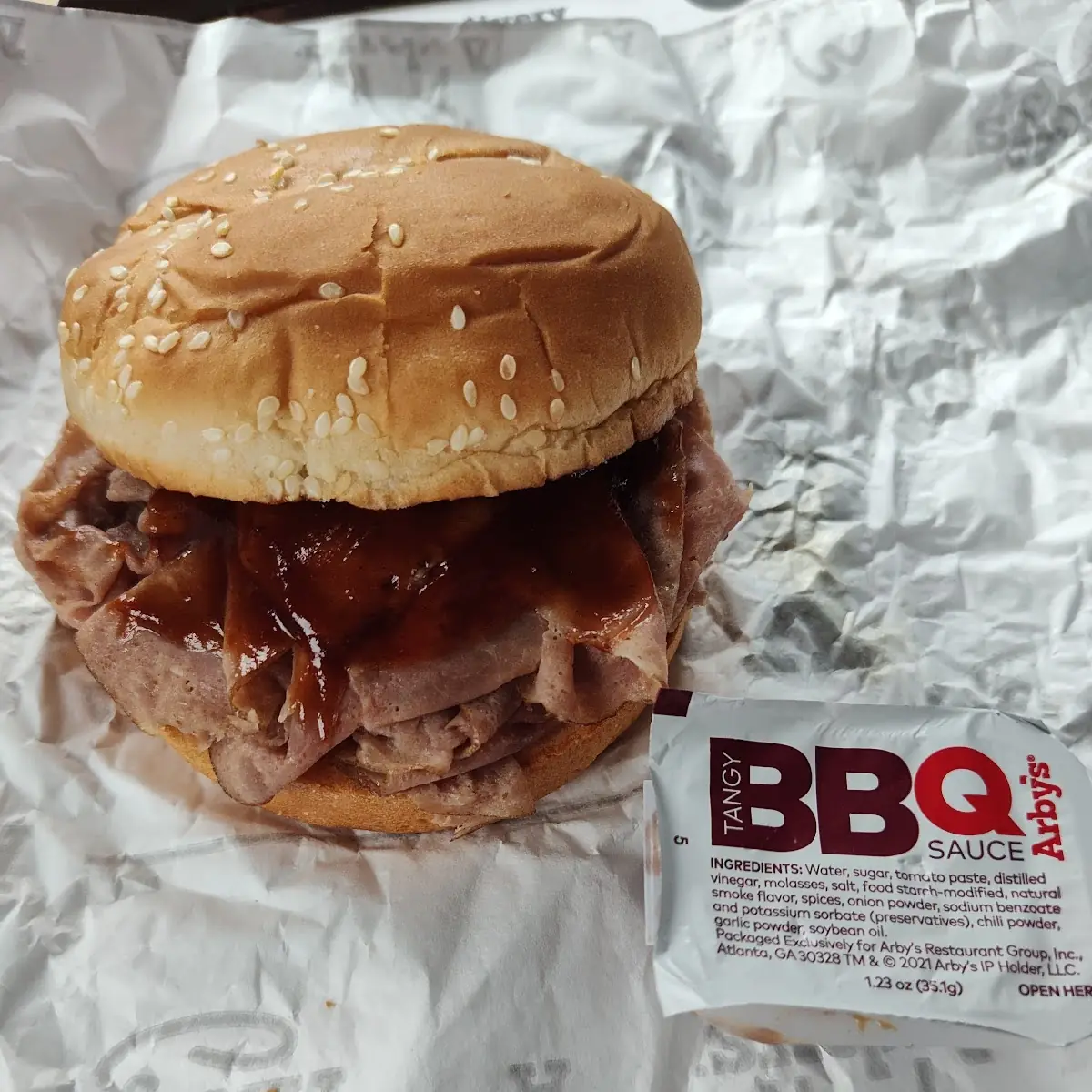 Arby's Roast Beef Sandwich