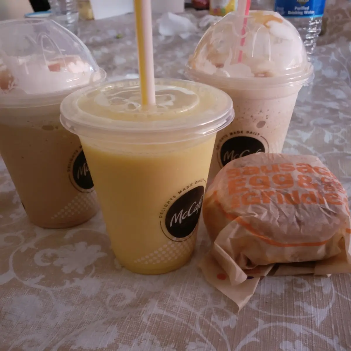 Sausage Egg and Cheese Mcgriddles Meal