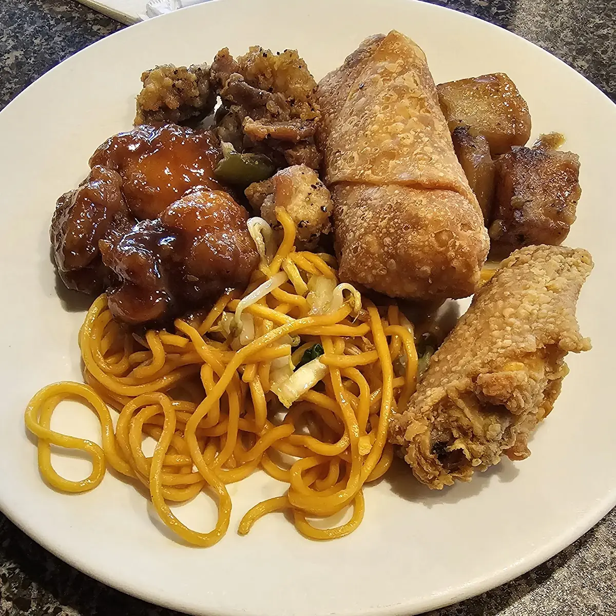 Vegetable Lo Mein Chicken