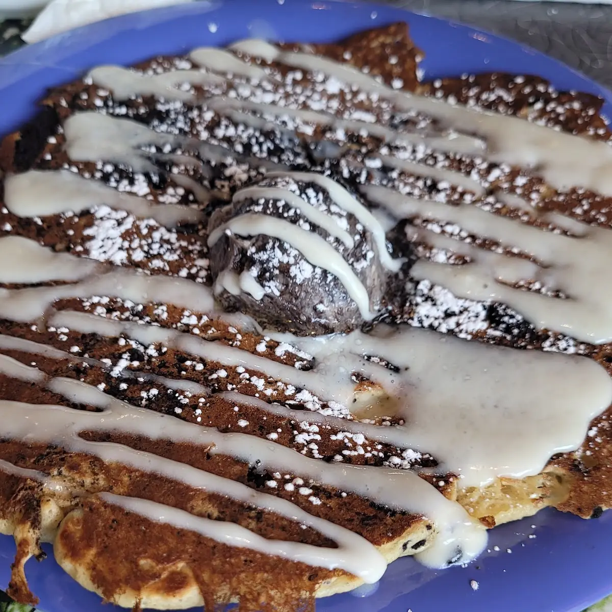 Cookie Monster Pancakes