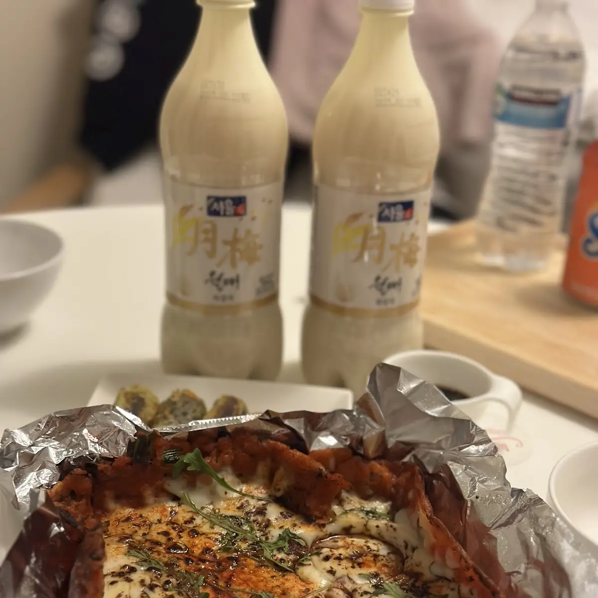 Kimchi Pancake with Cheese
