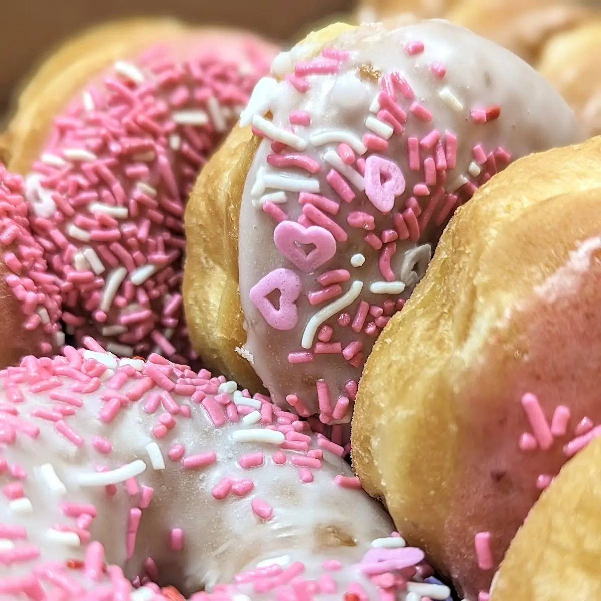 Glazed Donut with Sprinkles