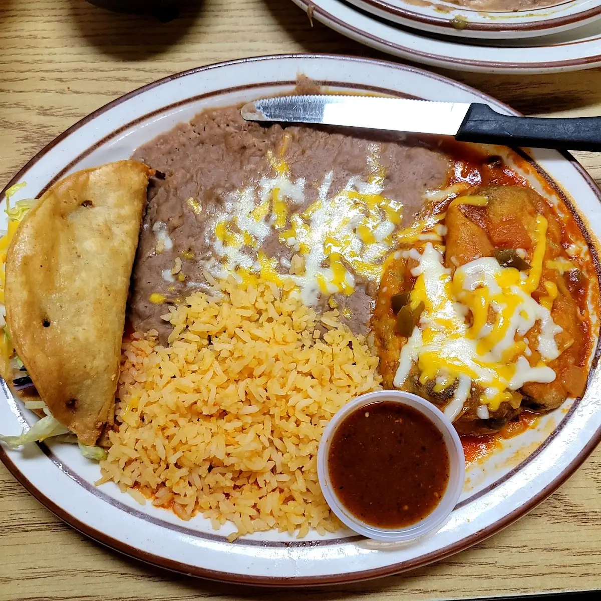Chile Rellenos & Crispy Taco