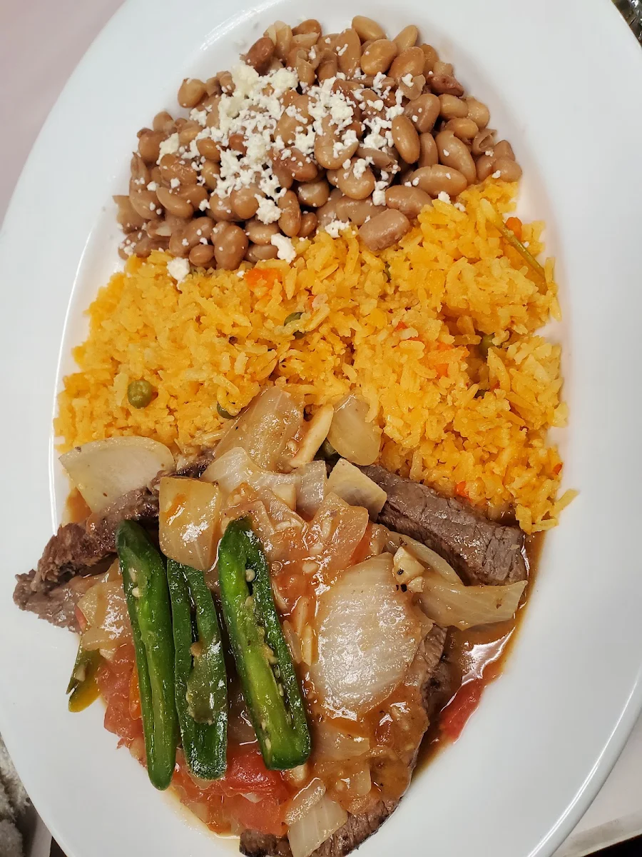 Bistec a La Mexicana