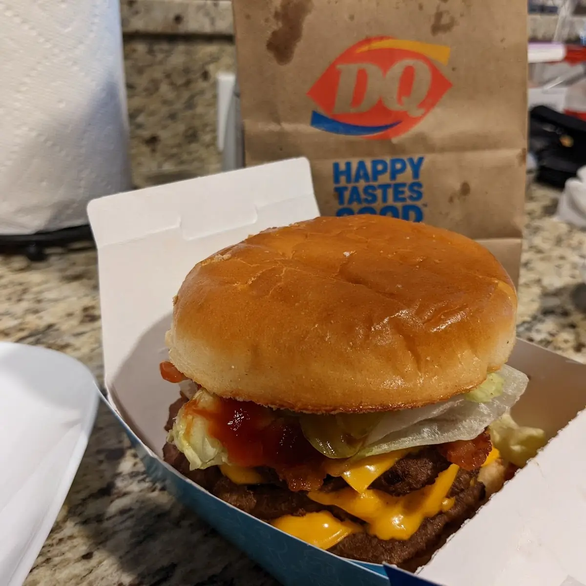 Bacon Two Cheese Deluxe Stackburger