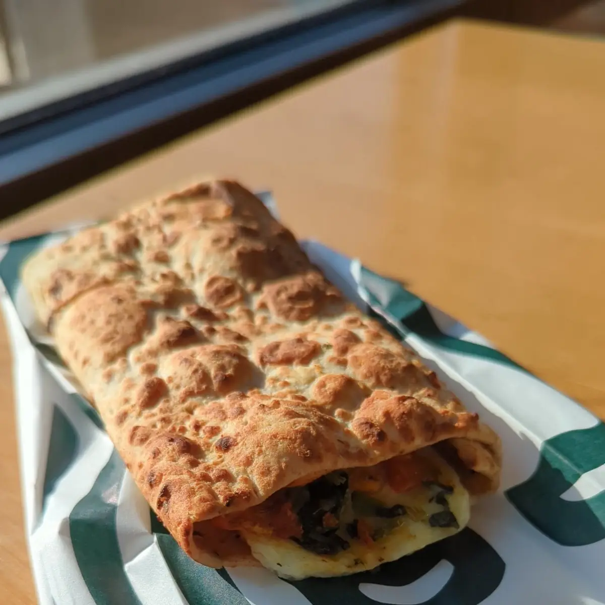 Spinach Feta & Egg White Wrap