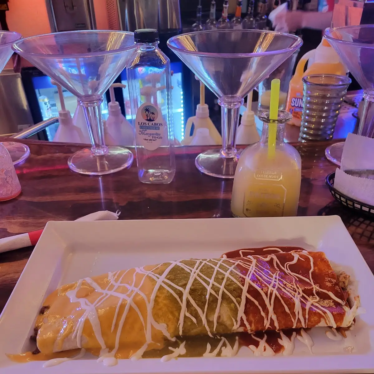2. Beef Burrito, Beef Taco and Rice