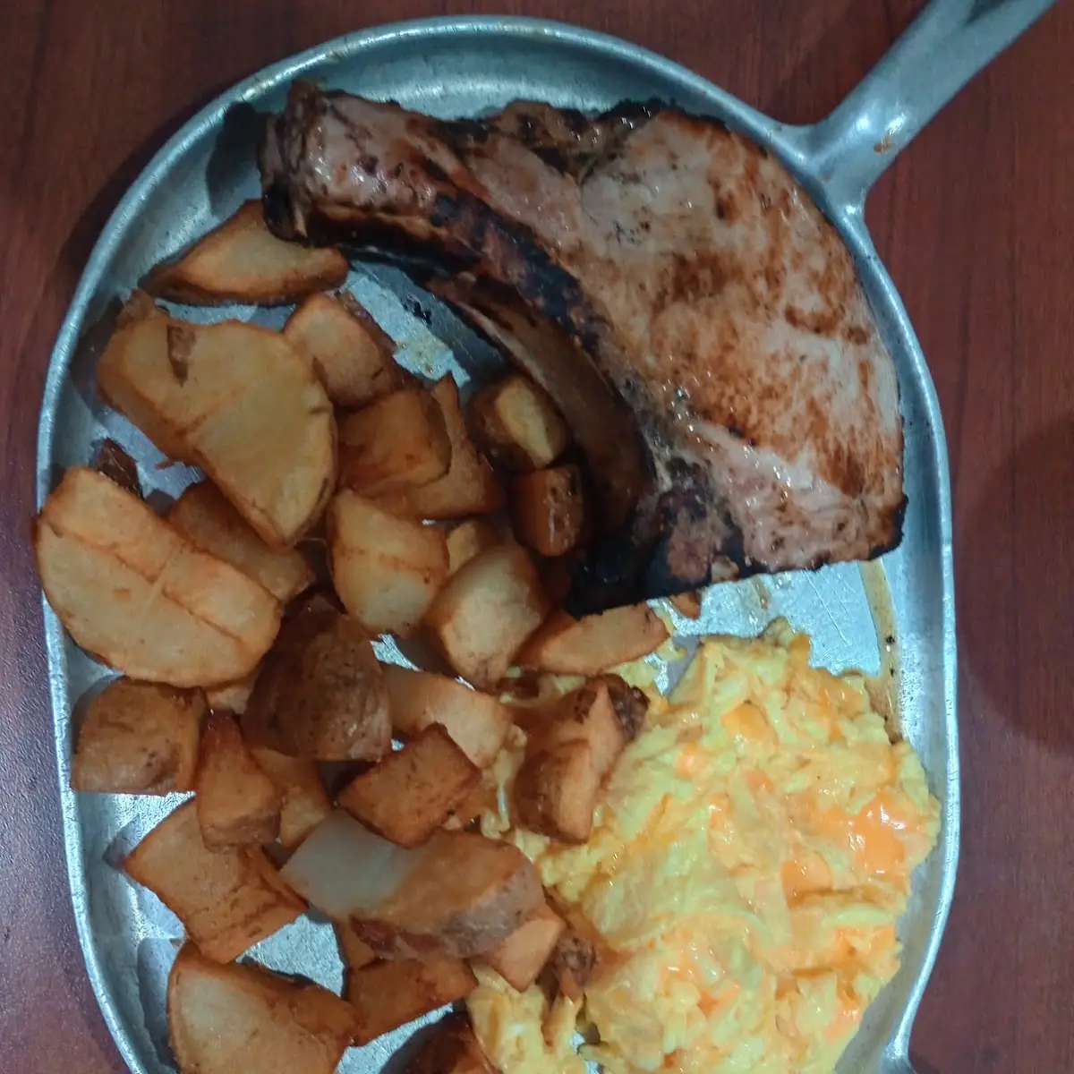 Pork Chop Breakfast Special