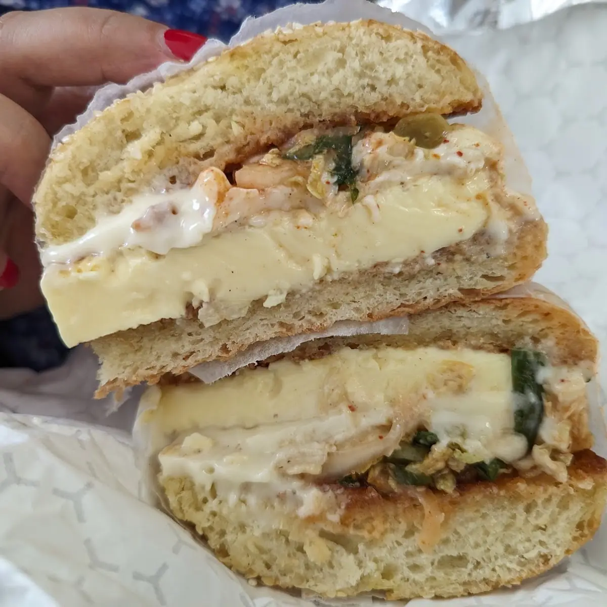 Kimchi Egg Sandwich