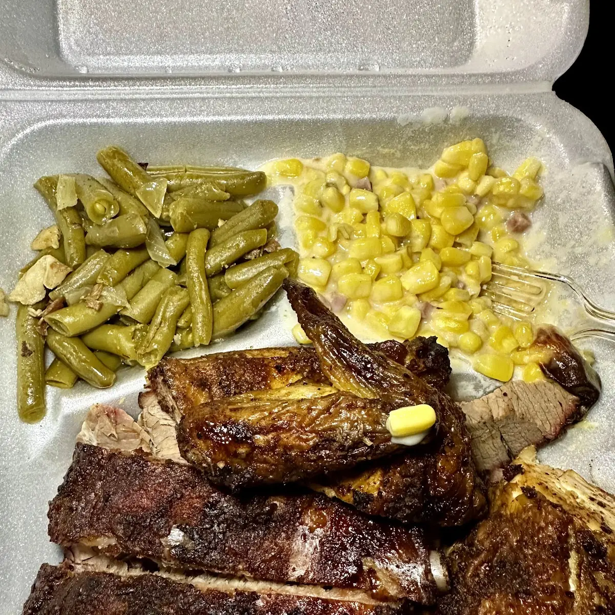 Baby Back Ribs 1 2 Slab w Sides