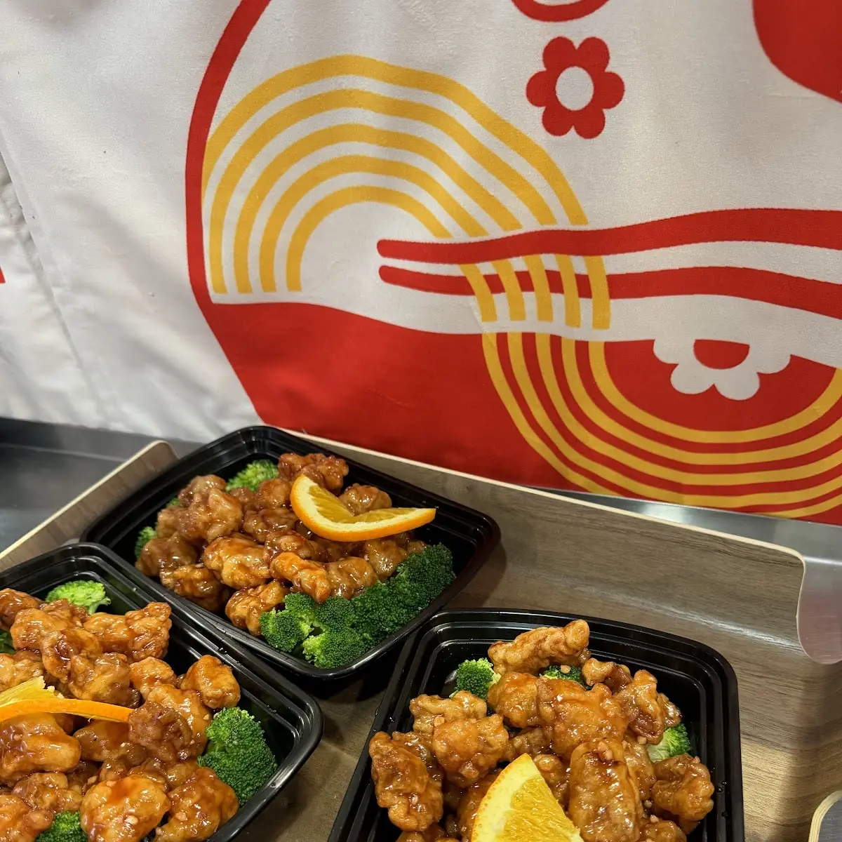 L Orange Chicken Bento Box