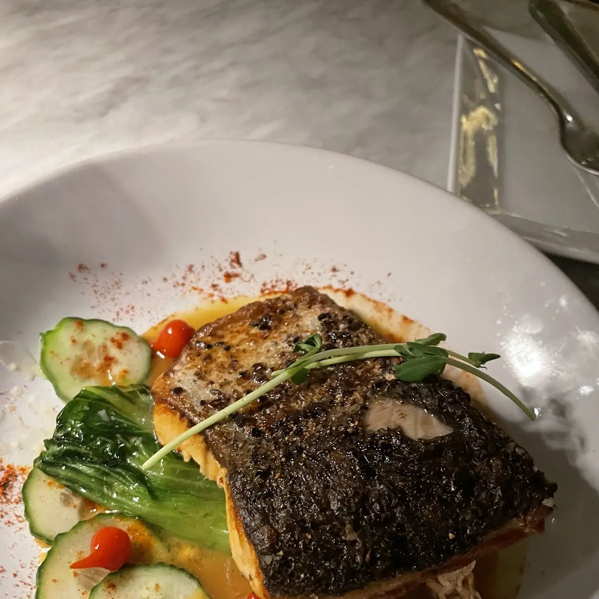 Pan Roasted Chilean Sea Bass
