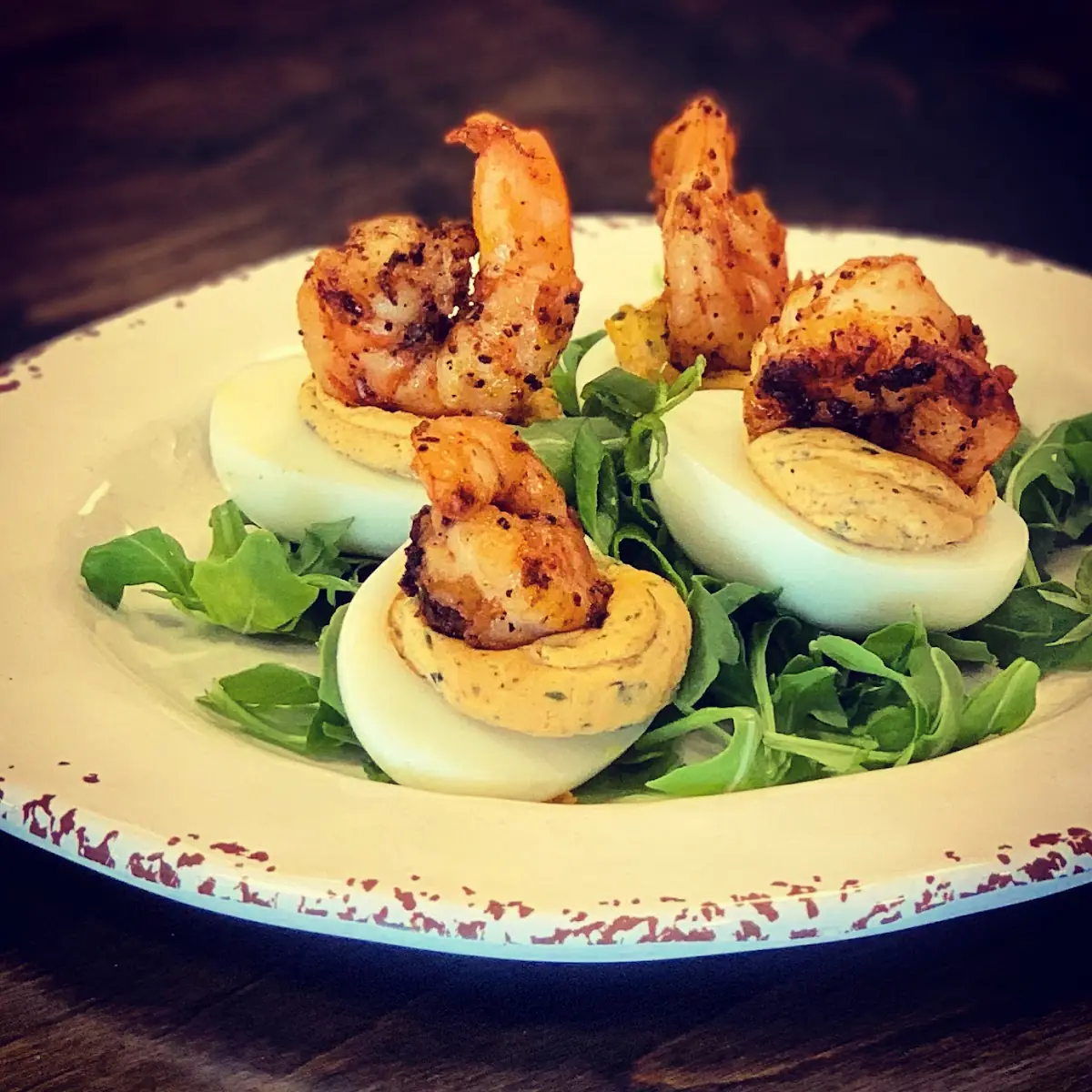 Shrimp Deviled Eggs