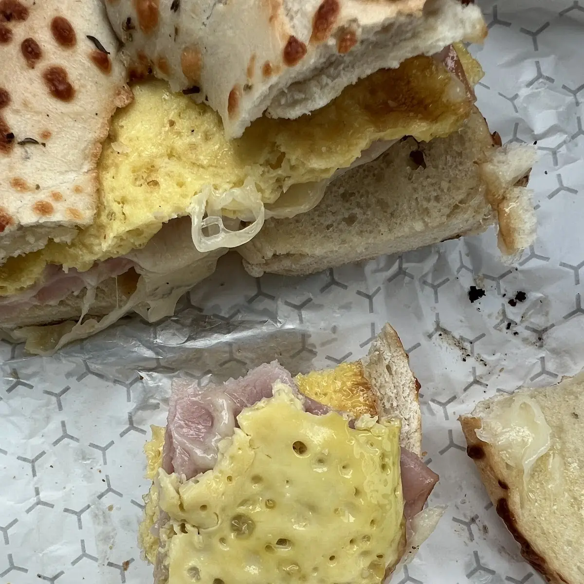 Ham Egg & Cheese Bagel