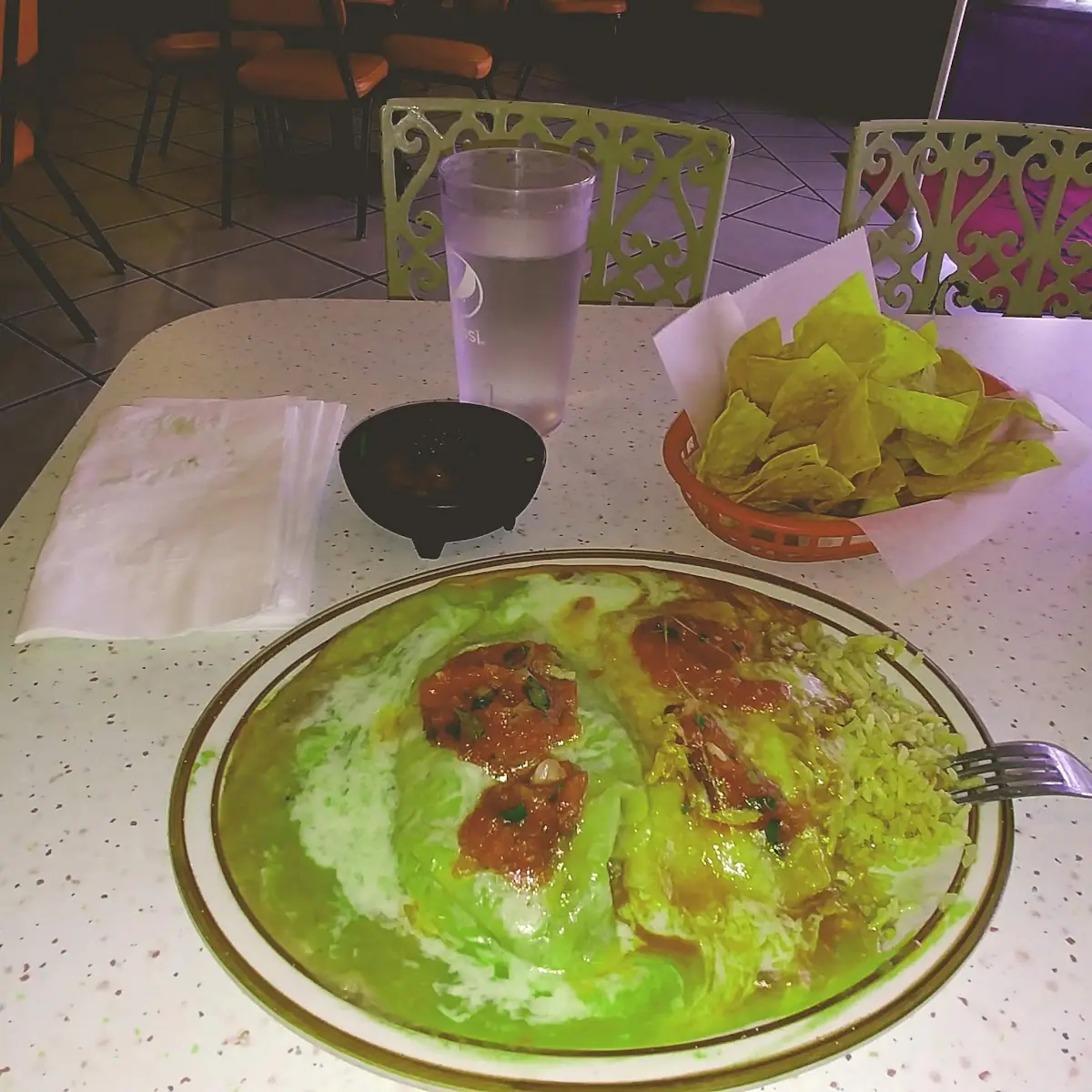 Enchiladas Verdes