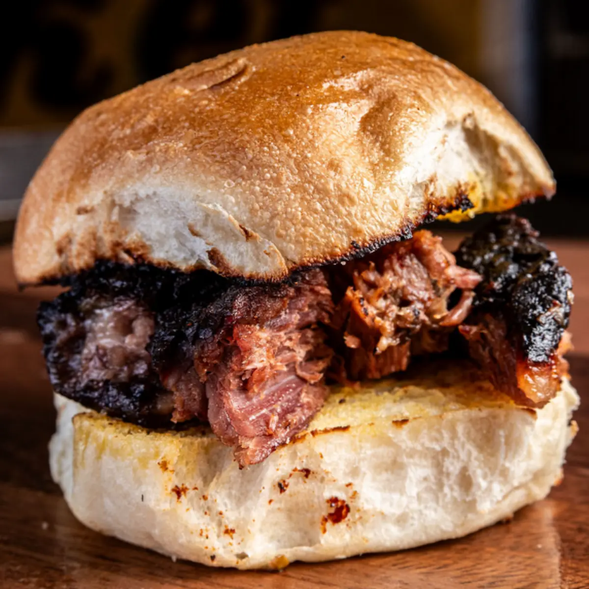 Chopped Brisket Sandwich