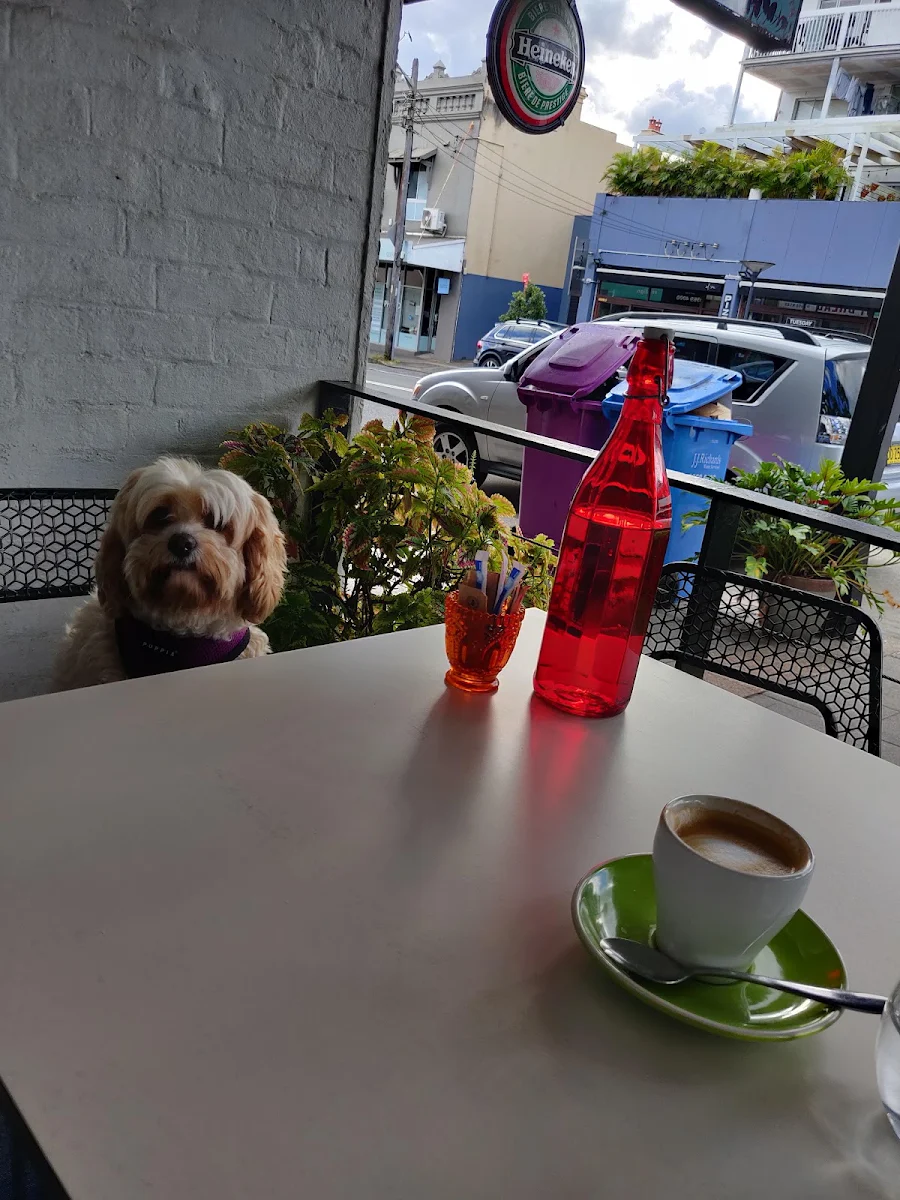 Conversation and Coffee with Friend, Wayne's Place