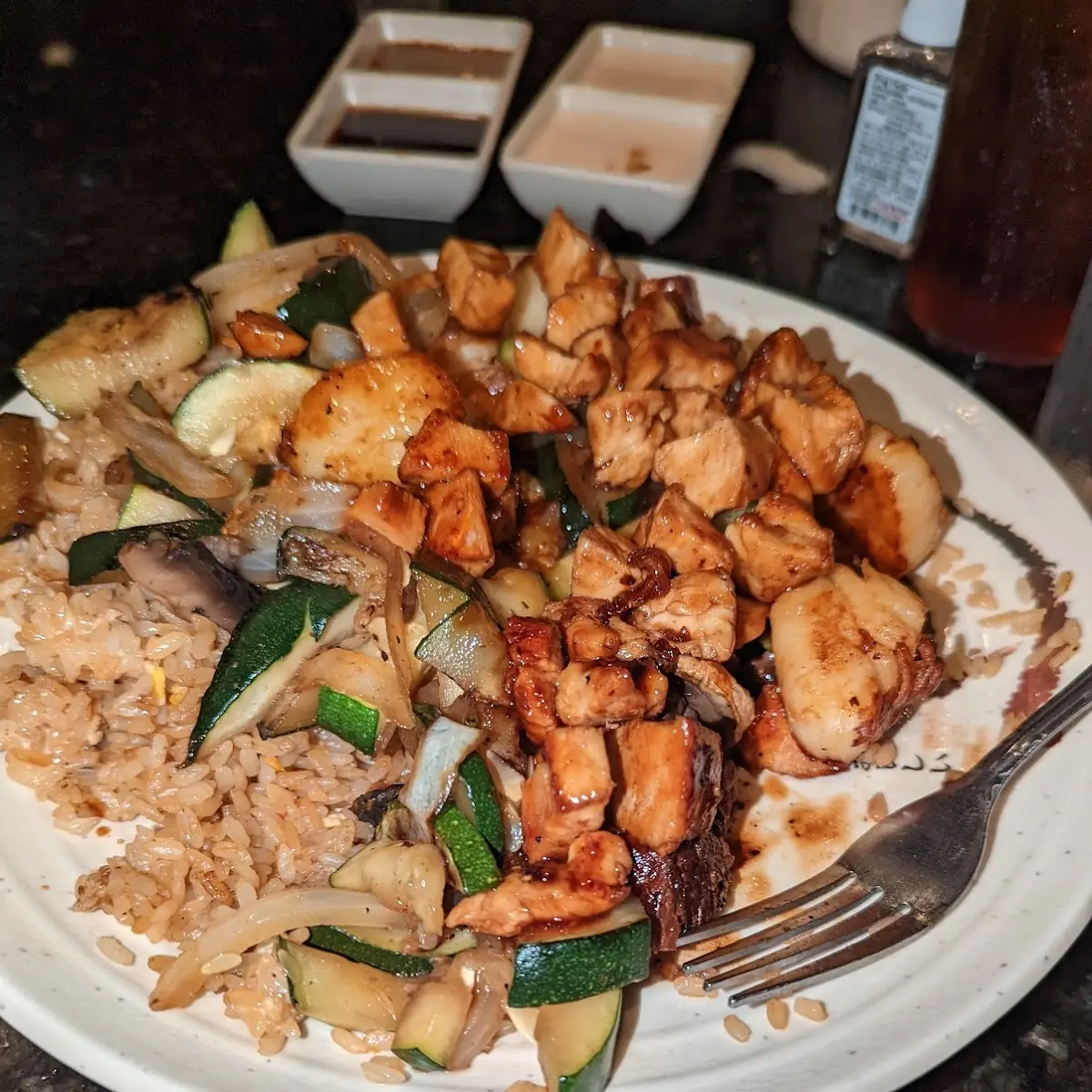 Yakiniku Shrimp & Chicken Entrée