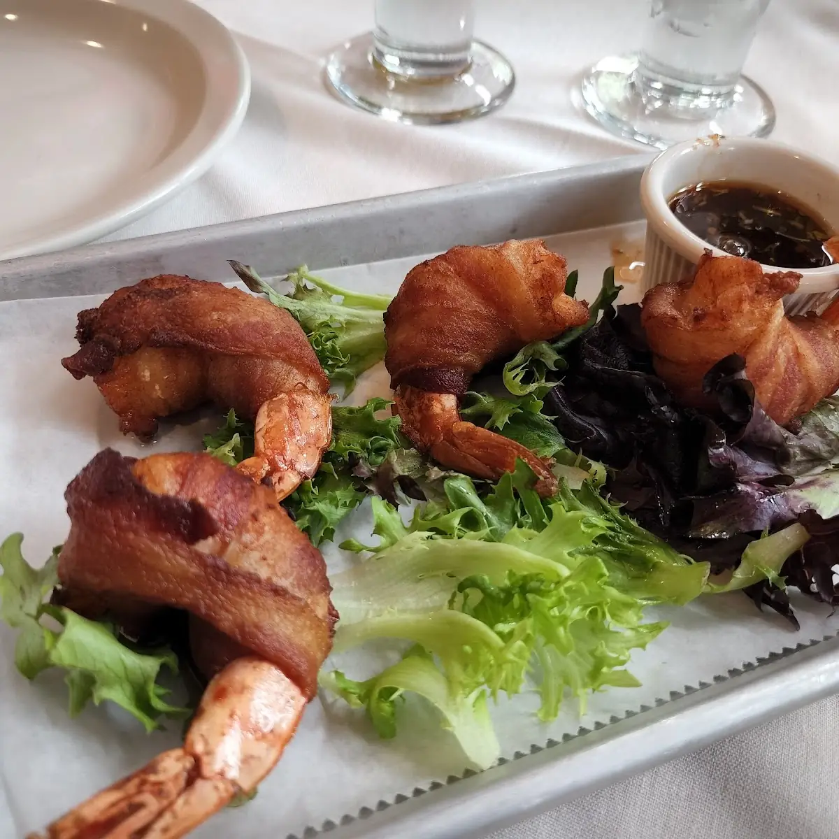 Crab Stuffed Bacon Wrapped Shrimp