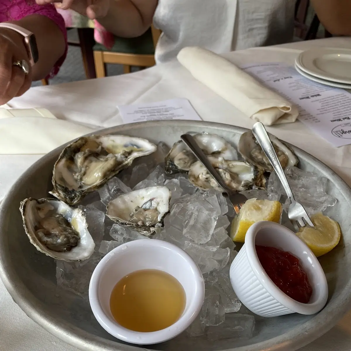 Delaware Oysters on the Half Shell