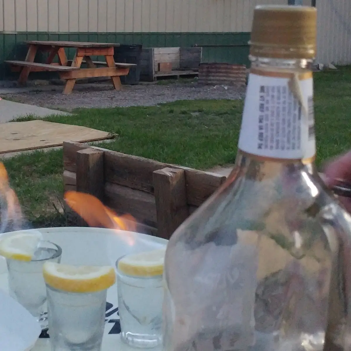 Flaming Lemon Drop Shot