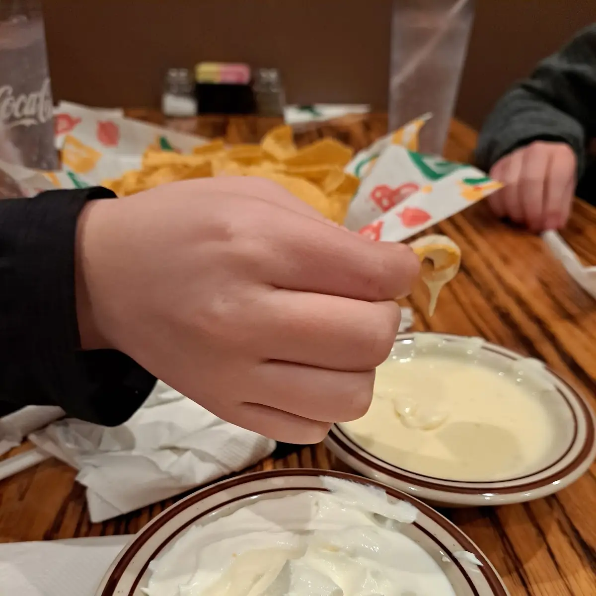 Cheese Dip and Sour Cream