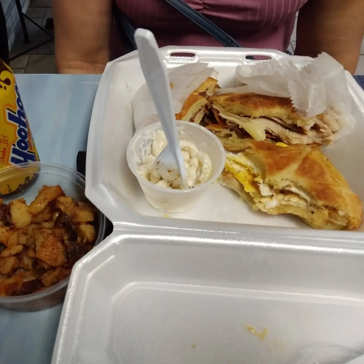 Sausage Egg and Cheese Croissant