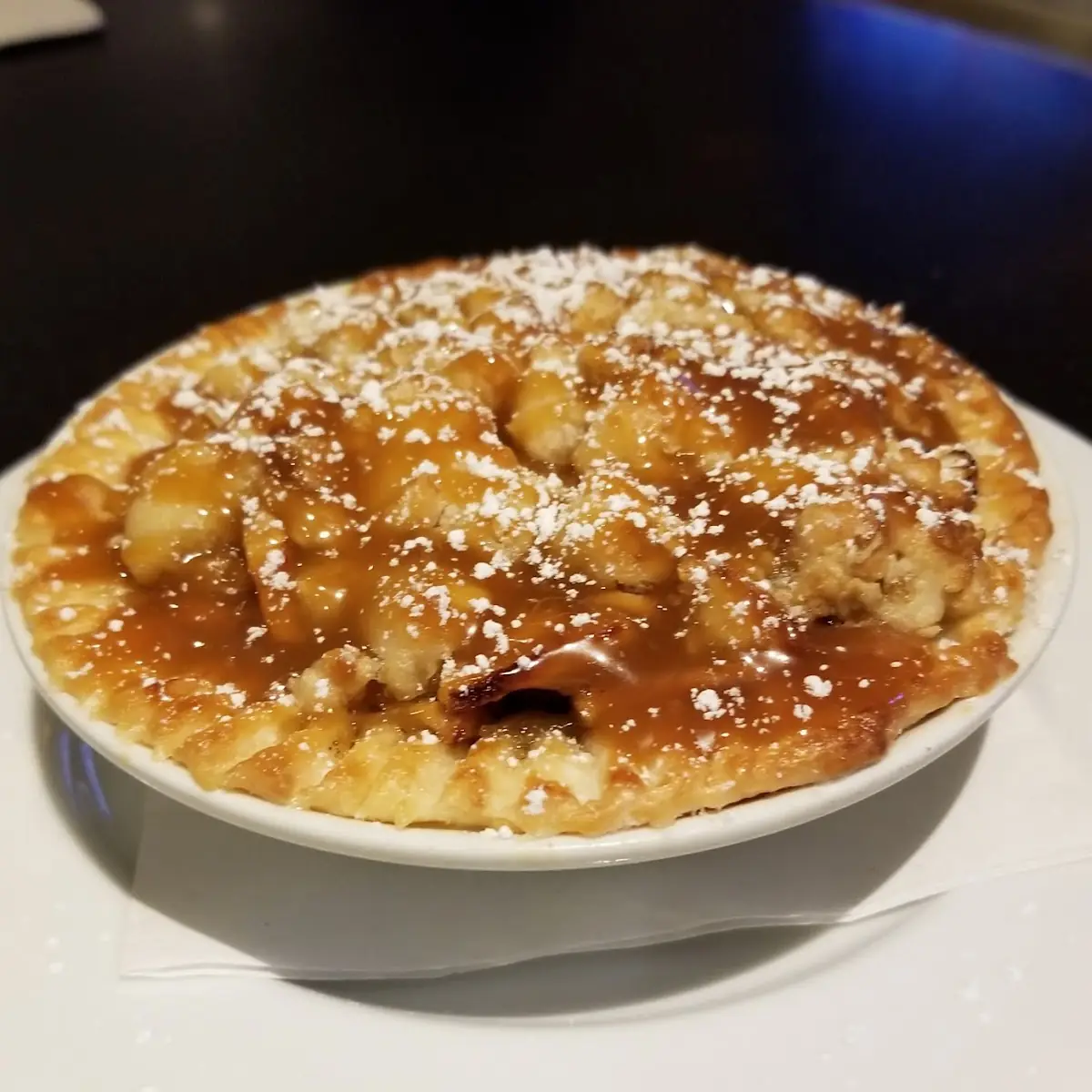 Carmel Apple Crumble Pie