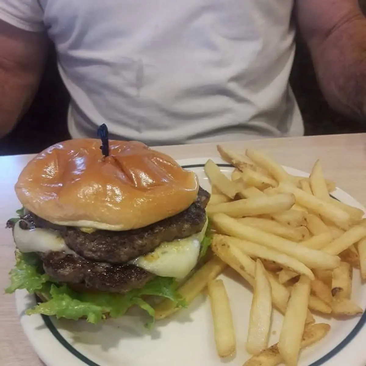 Monster Burger and Fries