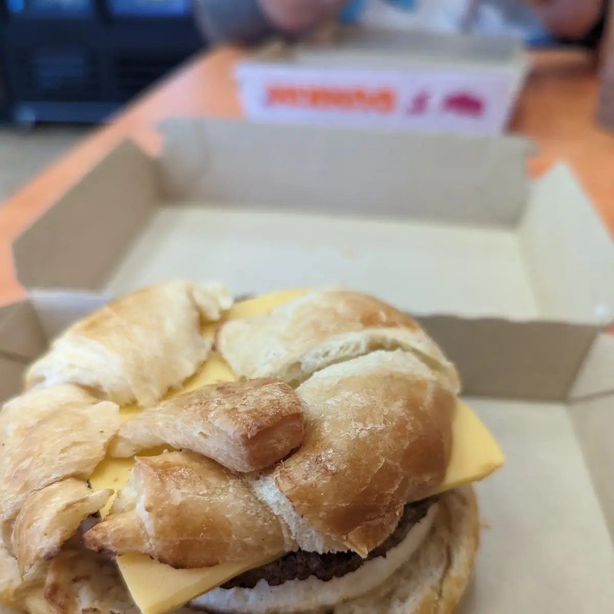 Sausage Egg and Cheese Croissant