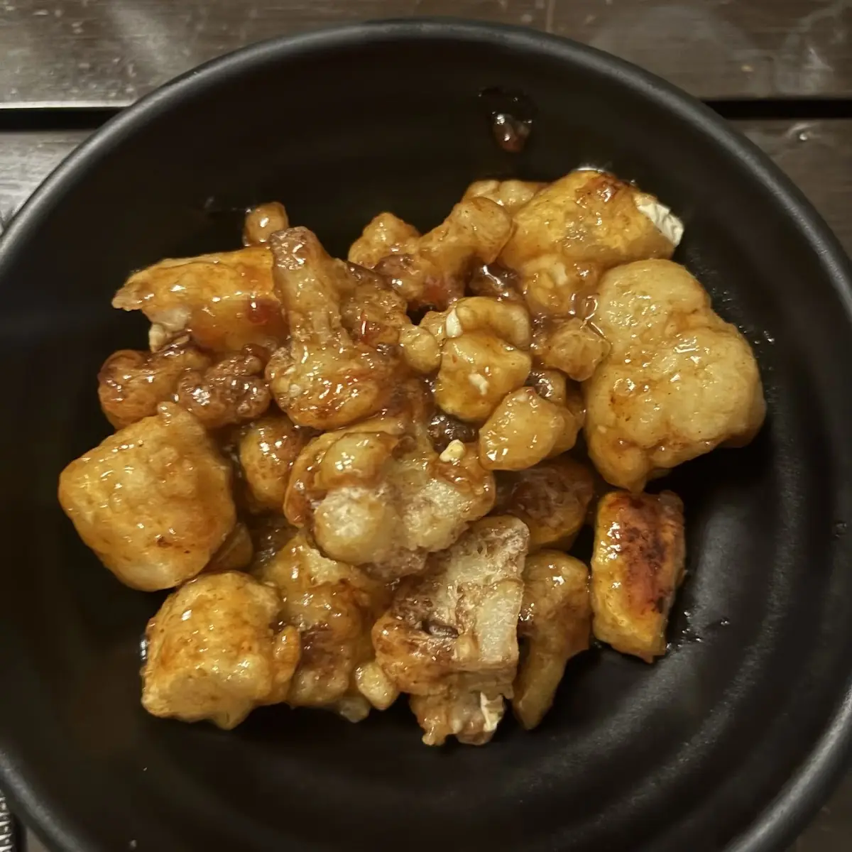 Cauliflower and Tofu in BBQ Sauce