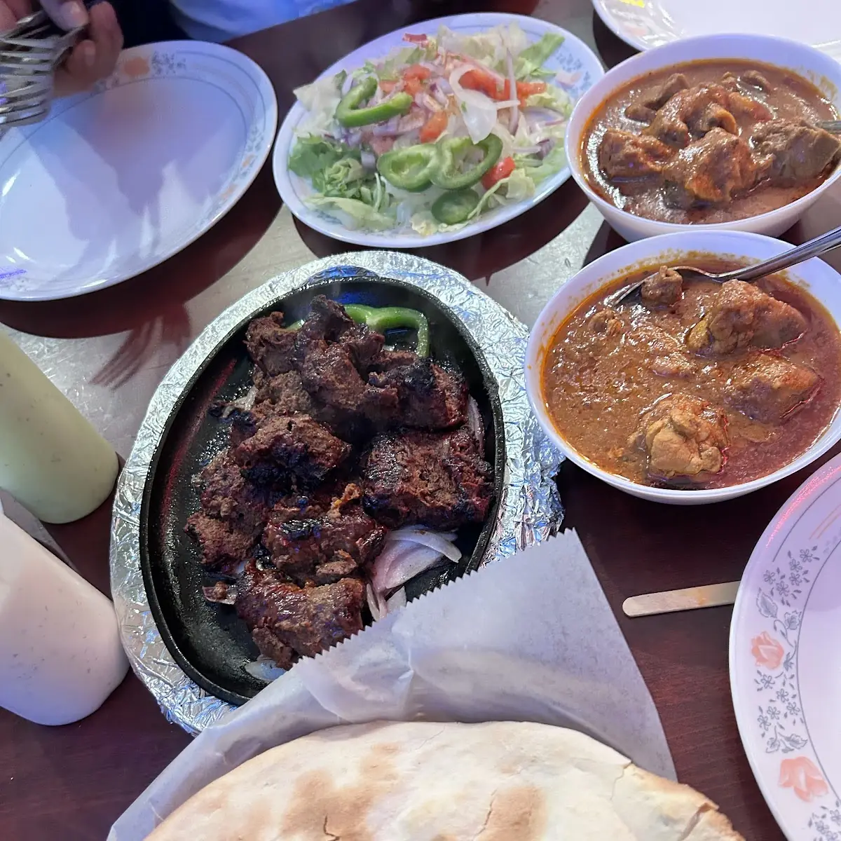 Mix Grill Roll on Naan