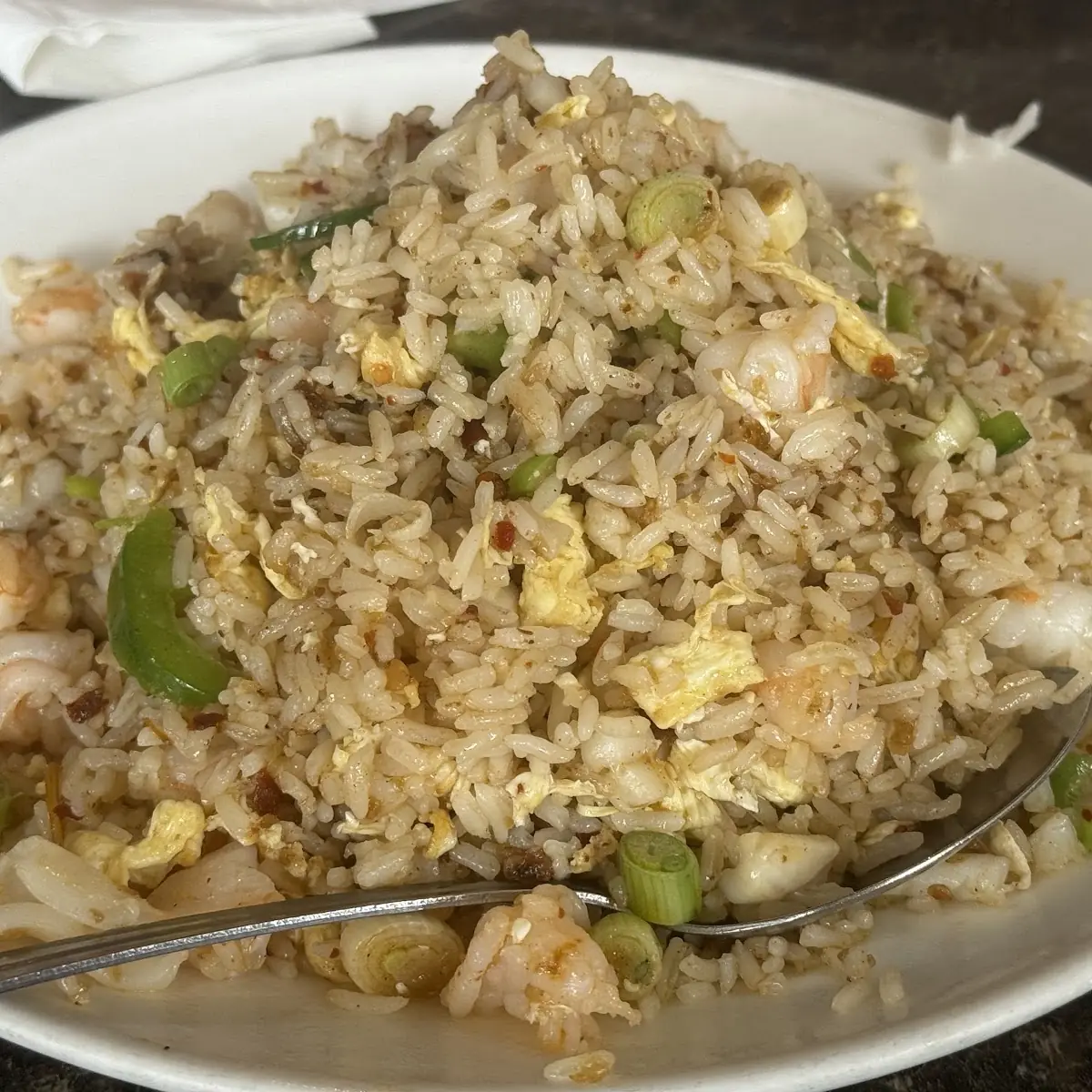 Salty Fish and Chicken Fried Rice