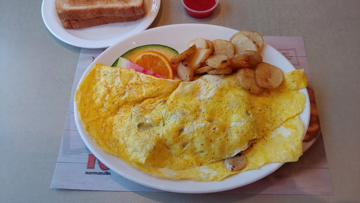 Omelette Campagnarde, Restaurant Normandin Orsainville