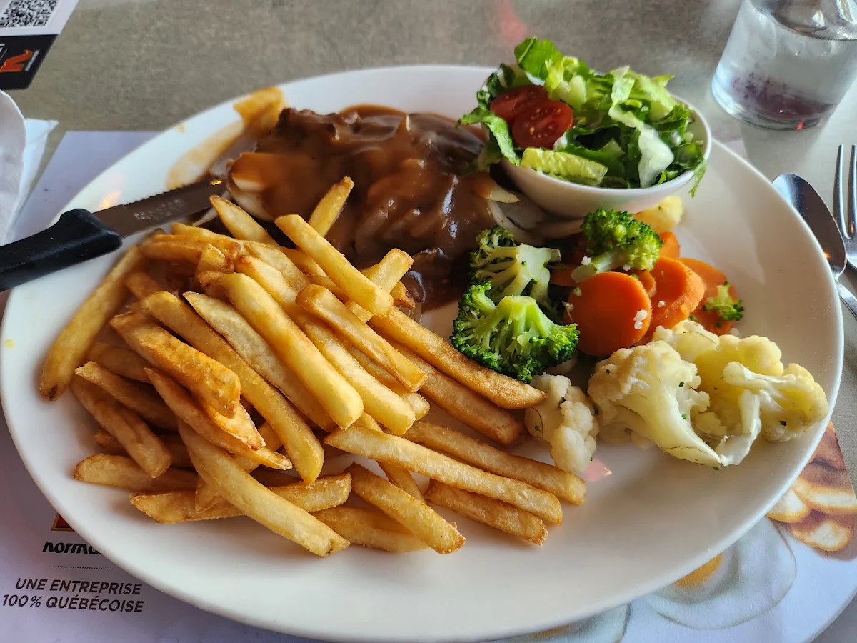 Steak Hache, Restaurant Normandin Orsainville
