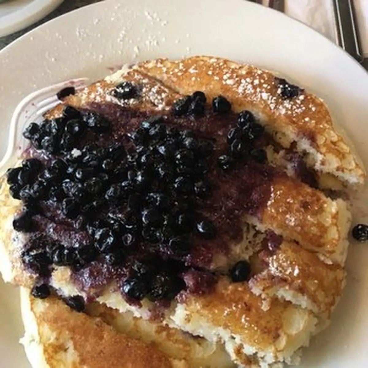 Double Blueberry Pancakes