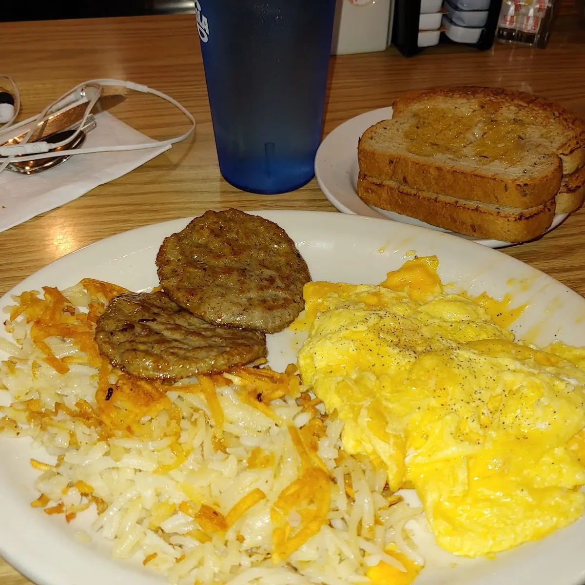 Minced Ham w 3 Scrambled Eggs