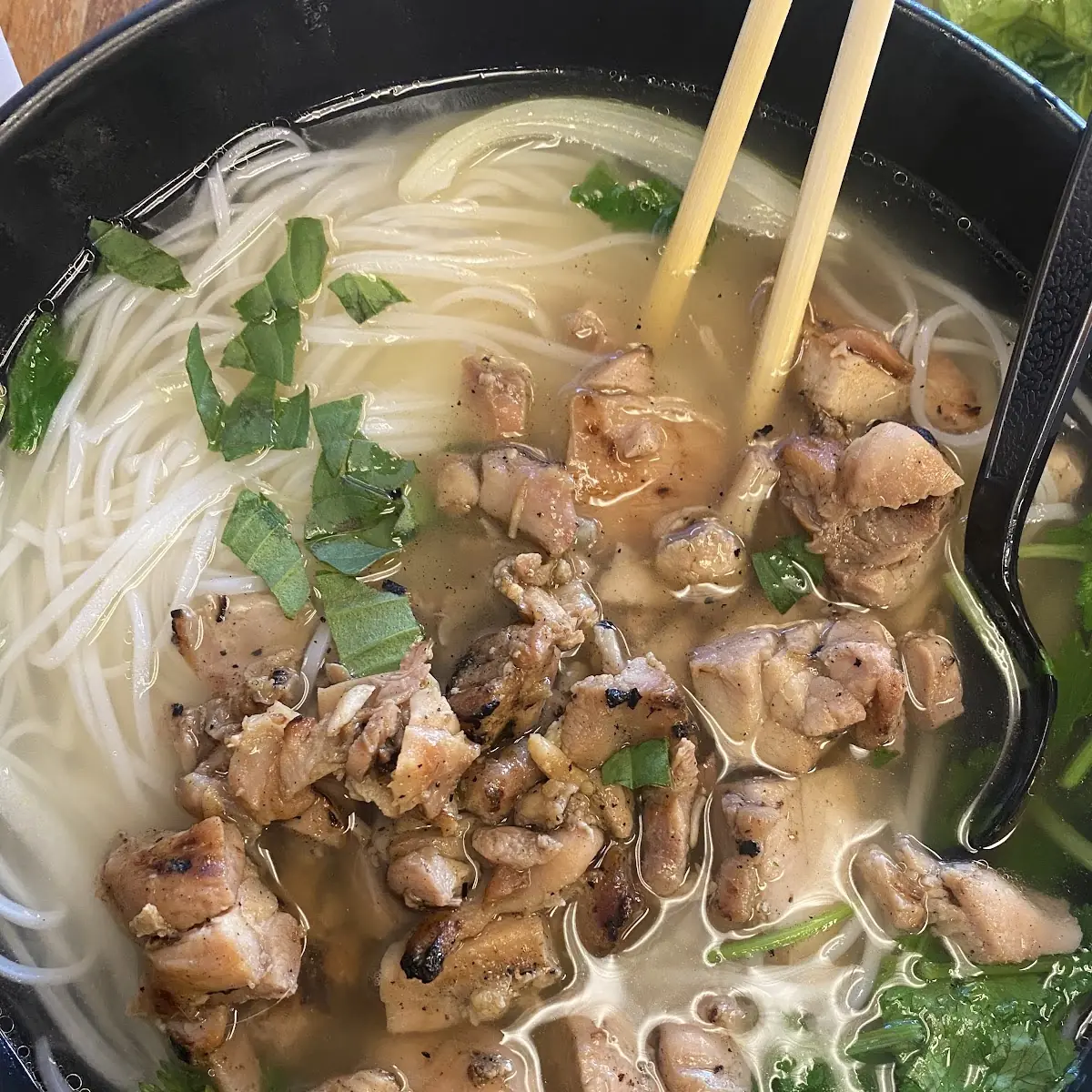 Grilled Chicken Pho